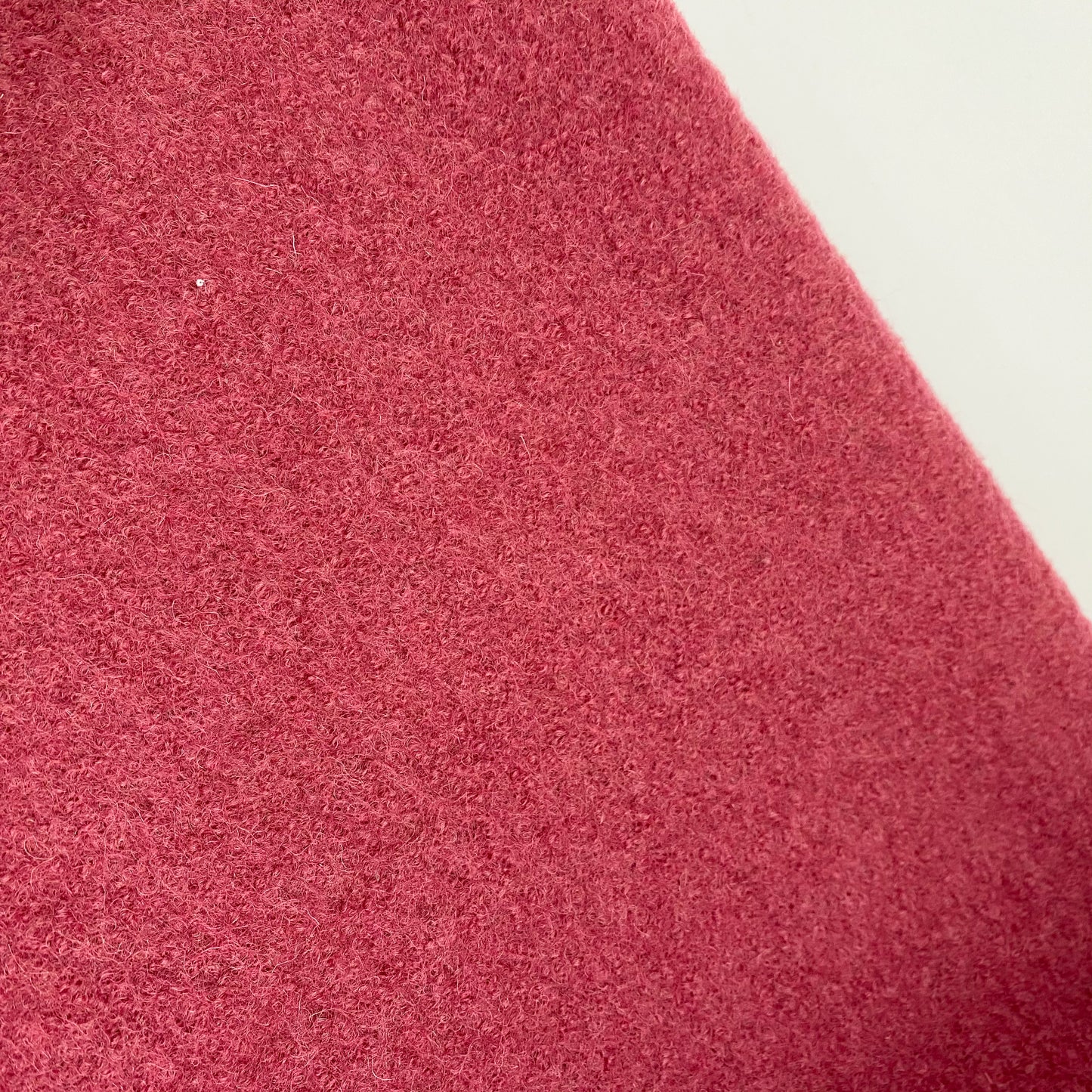 Pure Wool Coating Rhubarb Mousse