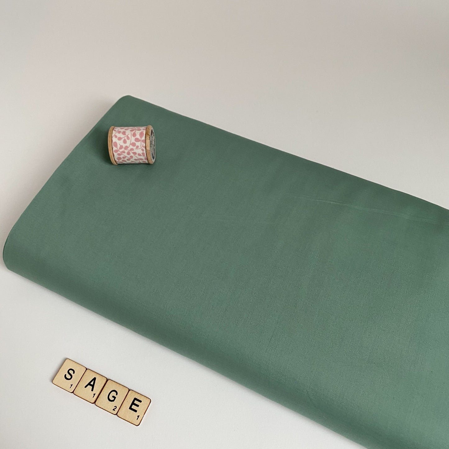 Swatch Club Zoe Cotton Poplin Sage Green