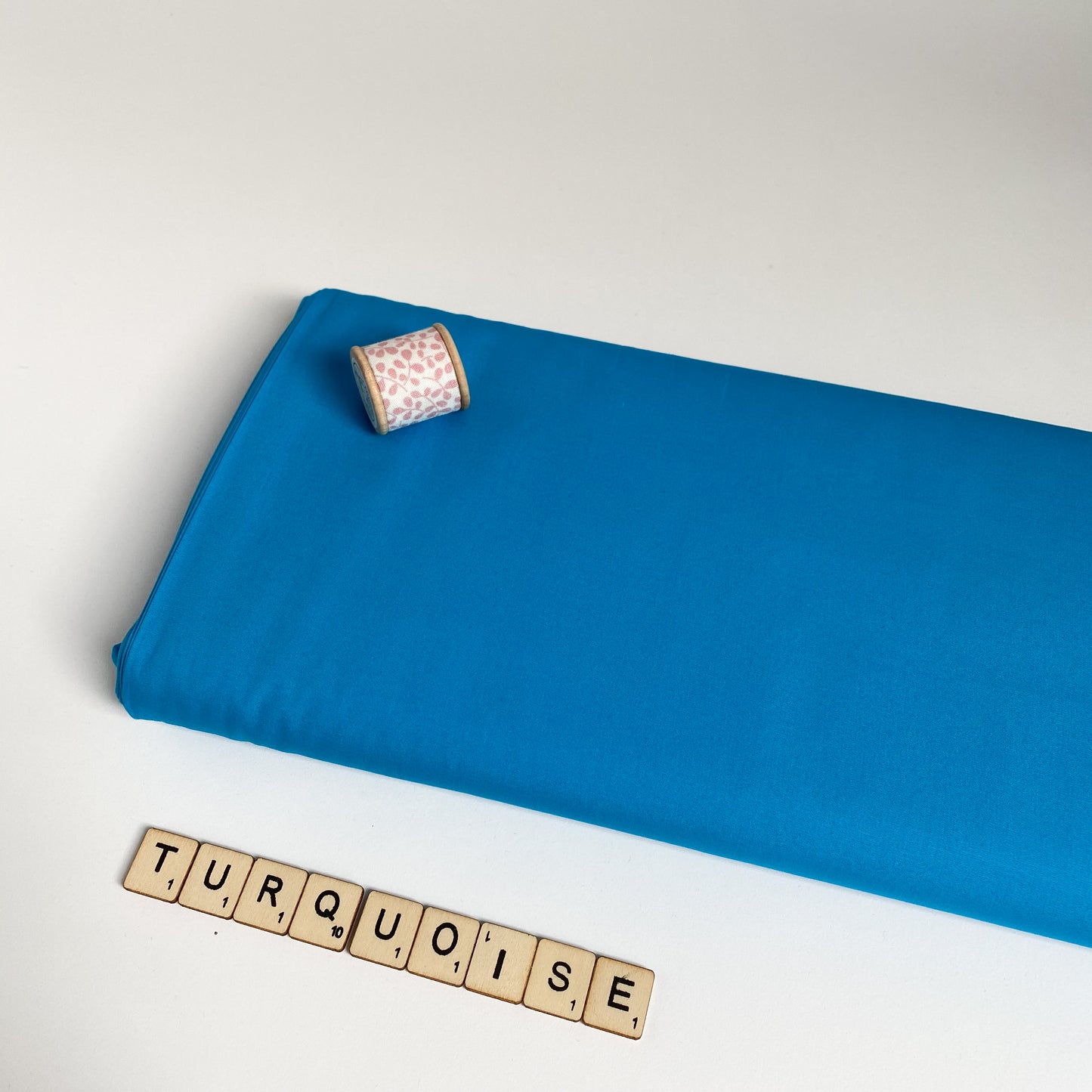 Swatch Club Zoe Cotton Poplin Rich Turquoise