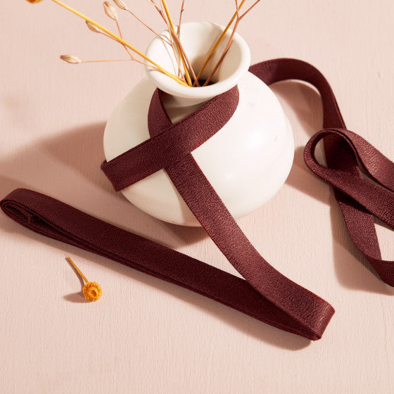 Atelier Brunette Crepe Bias Binding Rust