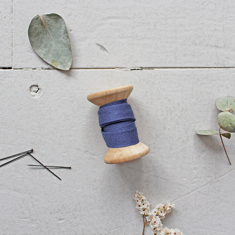 Atelier Brunette Crepe Bias Binding Cobalt