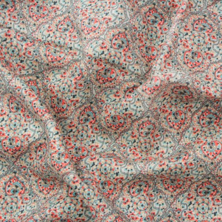 Moroccan Bloom Viscose Print