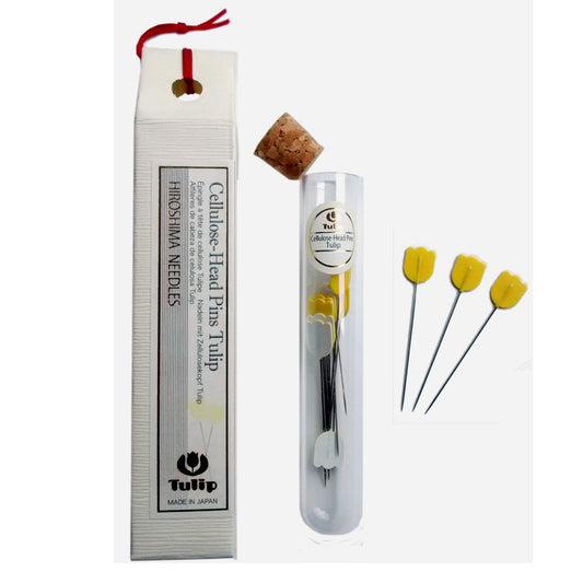 Tulip Hiroshima Cellulose Tulip Head Thin Pins