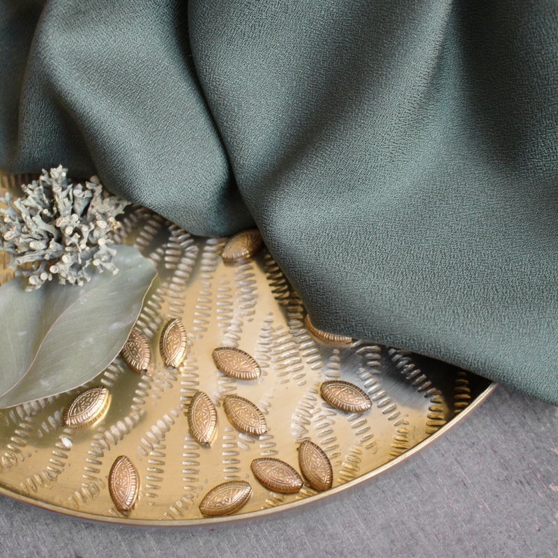 Atelier Brunette Viscose Crepe Cedar Green