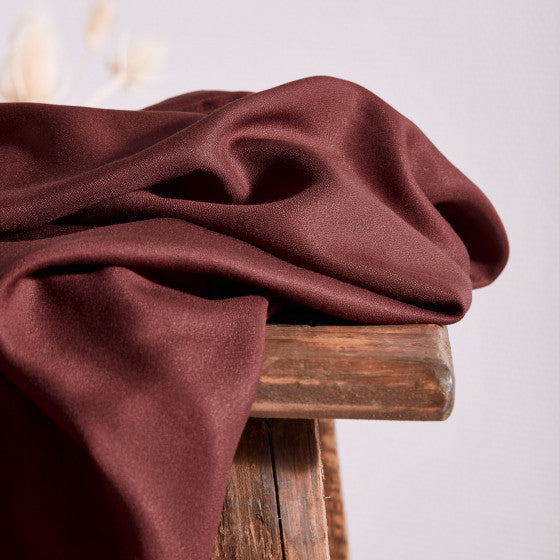 Atelier Brunette Rust Viscose Crepe 0.4m