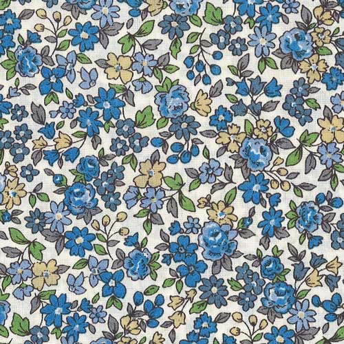 Frou Frou Les Fleuris Turquoise Sprig no.15 Cotton