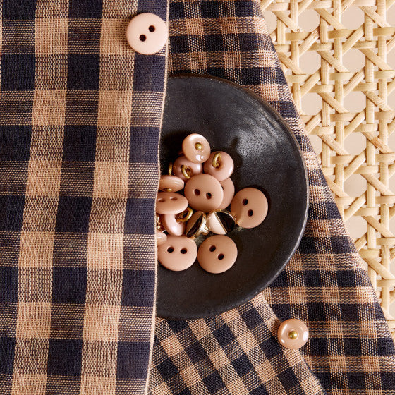 Atelier Brunette Night Maple Cotton Gingham