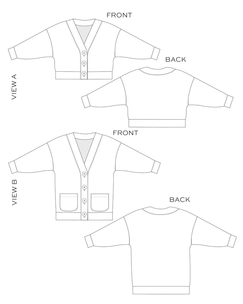 Marlo Sweater Pattern by True Bias