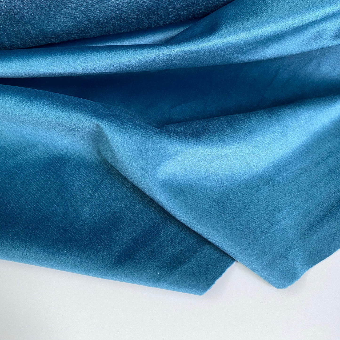 French Velvet  La Tissu by Domotex Petrol