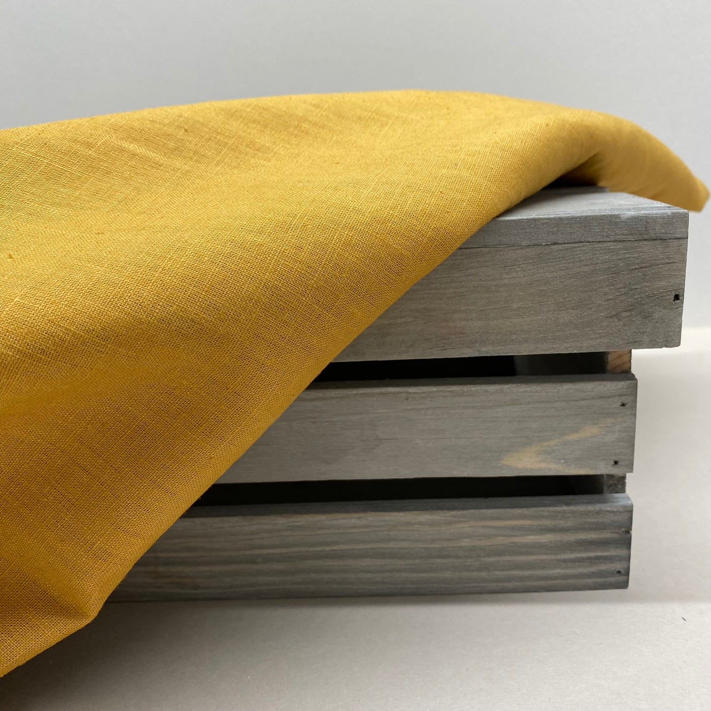 Washed Linen Fabric Deep Buttermilk