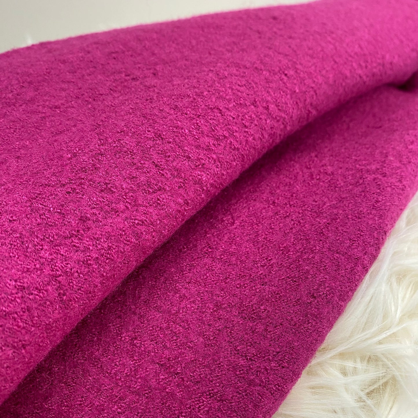 Sarah Boiled Wool Blend Cassis