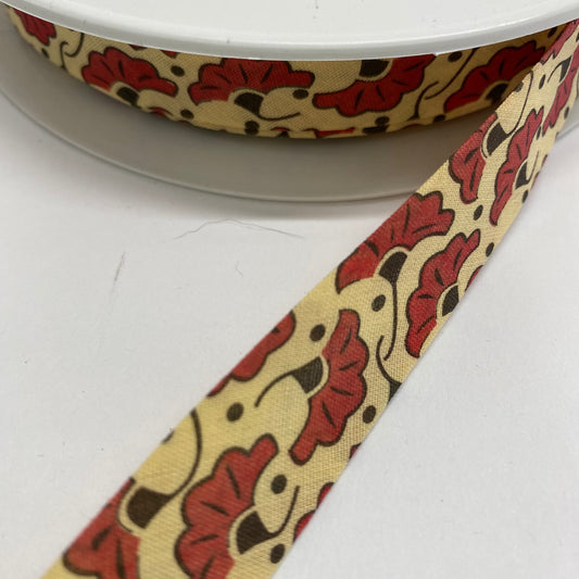 Bamako Cotton Bias Binding 20mm Rust