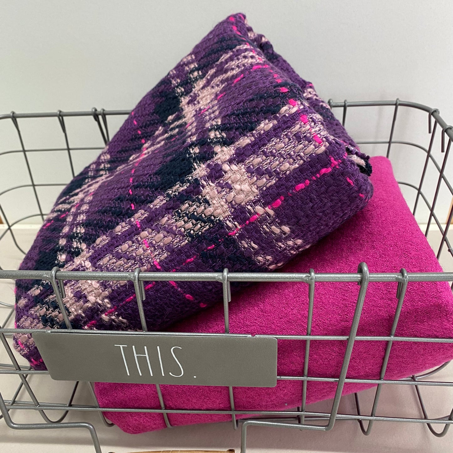 Boucle Wool Blend Purple