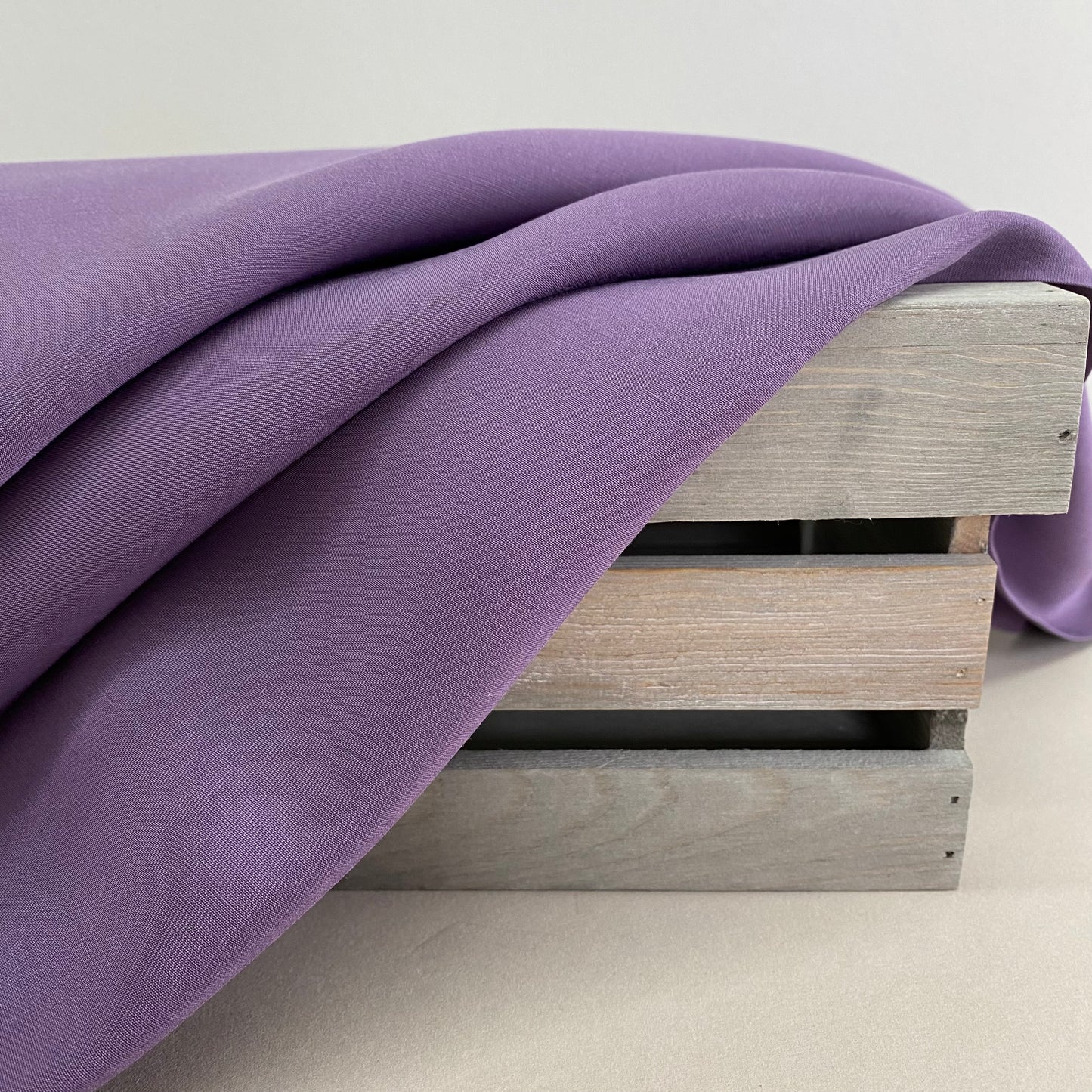 Carlie Sand-Washed Viscose Soft Aubergine