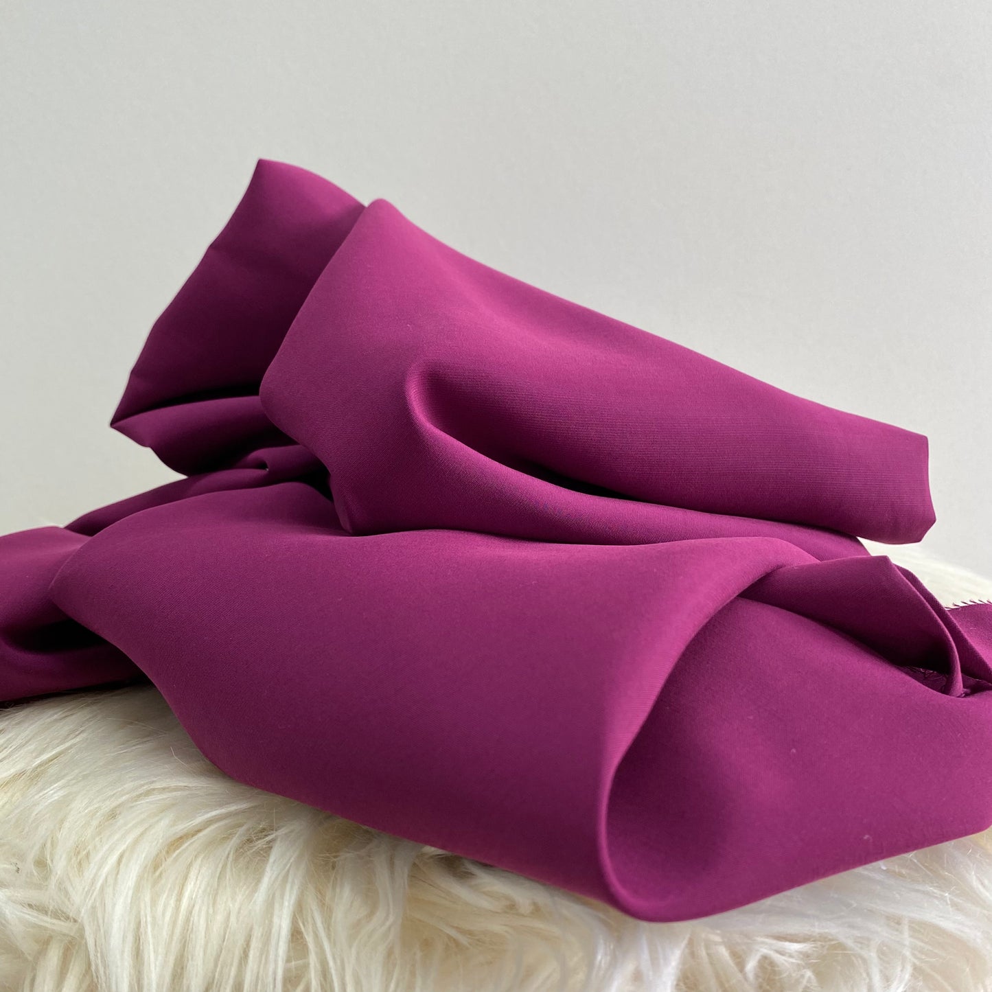 Carlie Sand-Washed Viscose Deep Violet