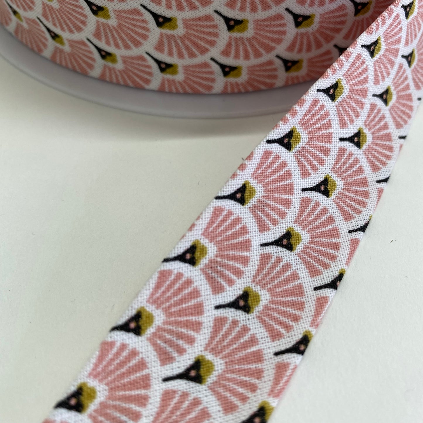 Art Deco Fans Cotton Bias Binding 27mm