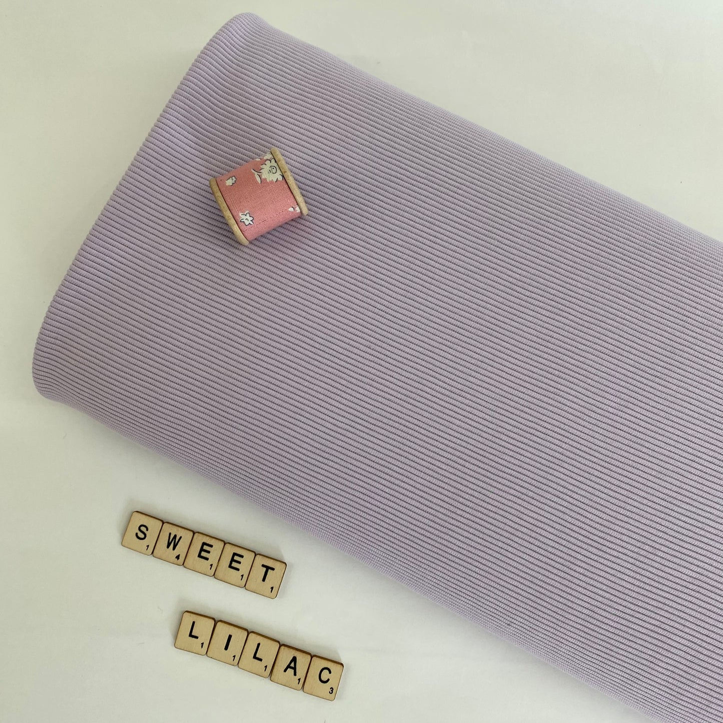 Sew Delicious Swatch Club Julie Rib Sweet Lilac