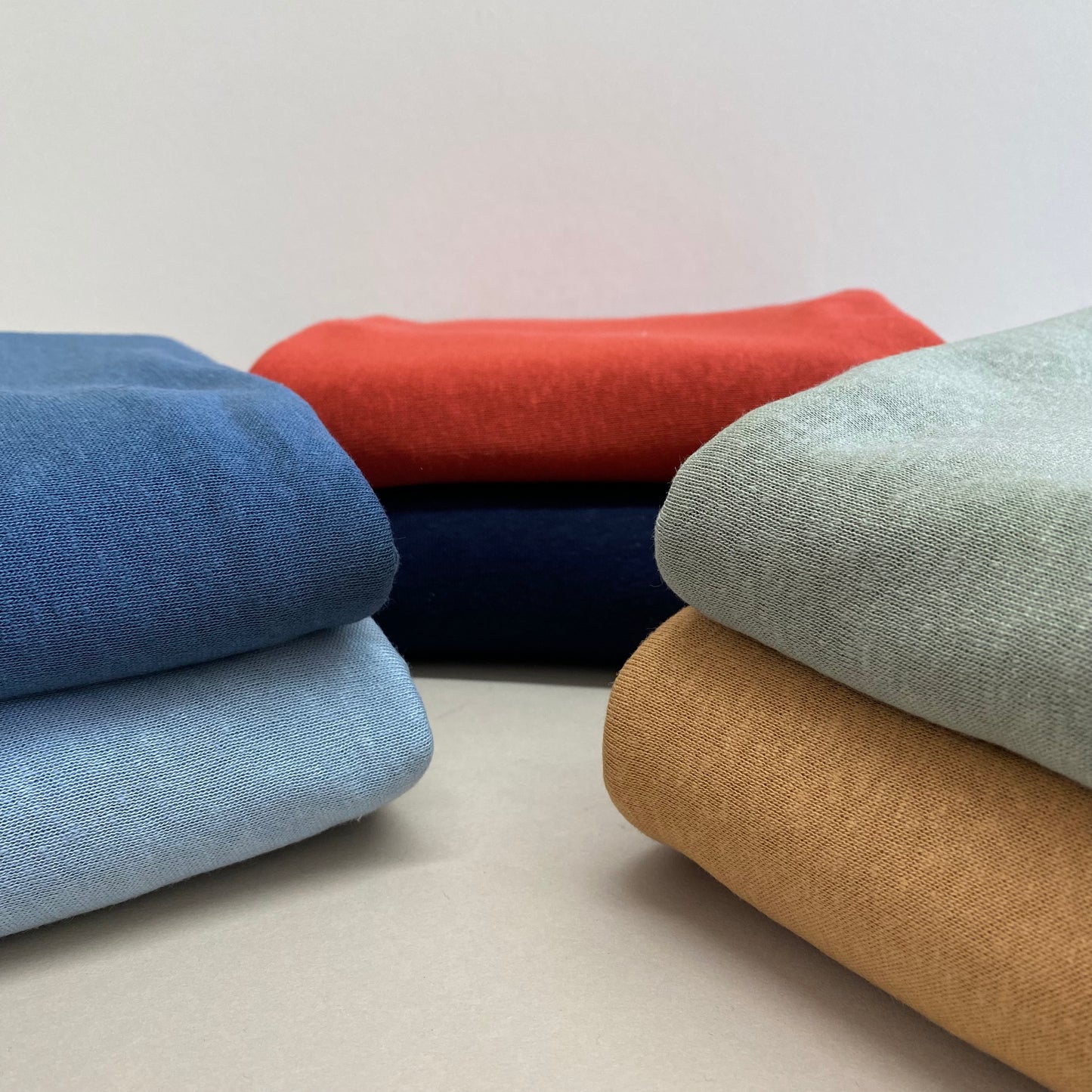Lily Linen Viscose Jersey Fabric Paprika 2.9m