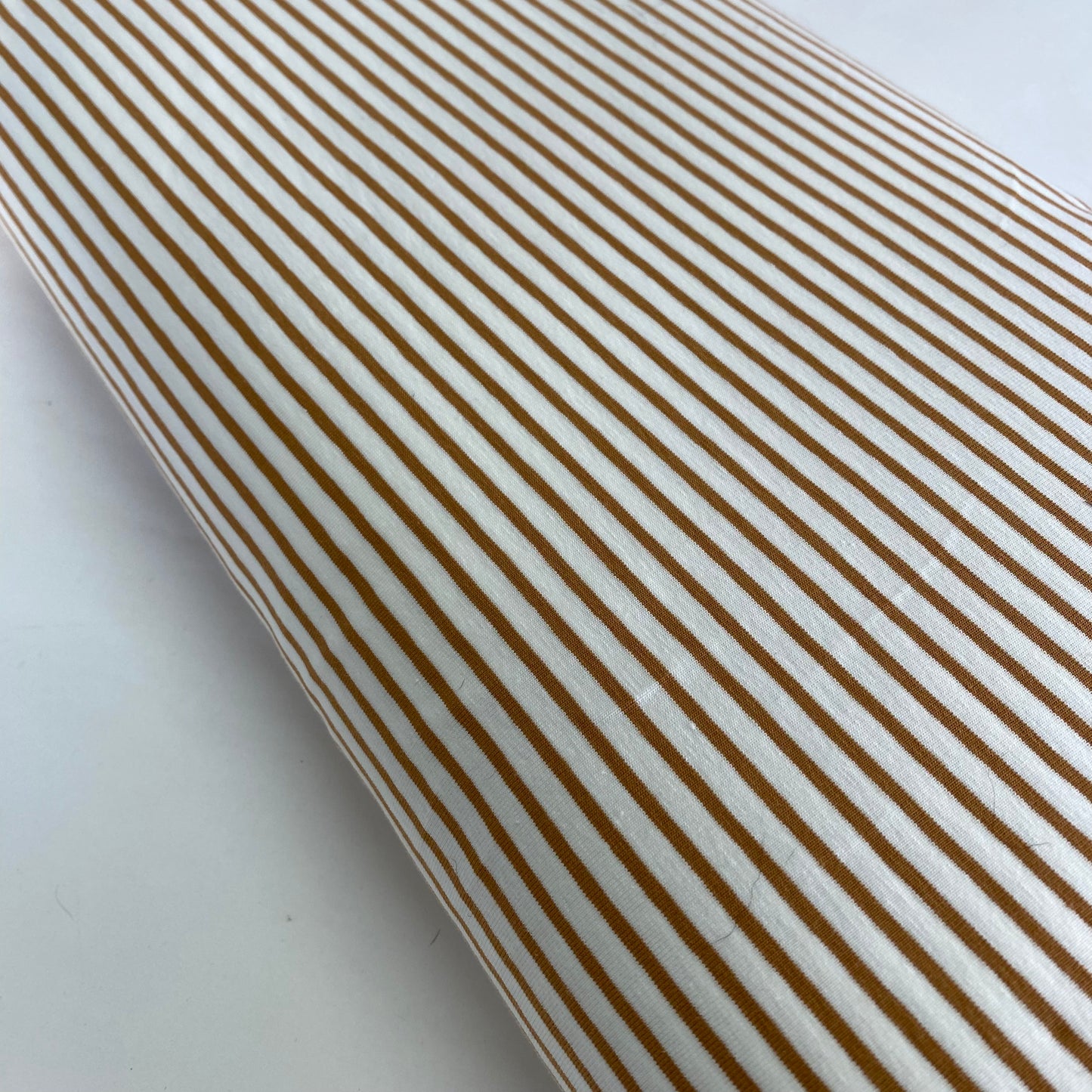 Breton Stripe Jersey Knit Ochre