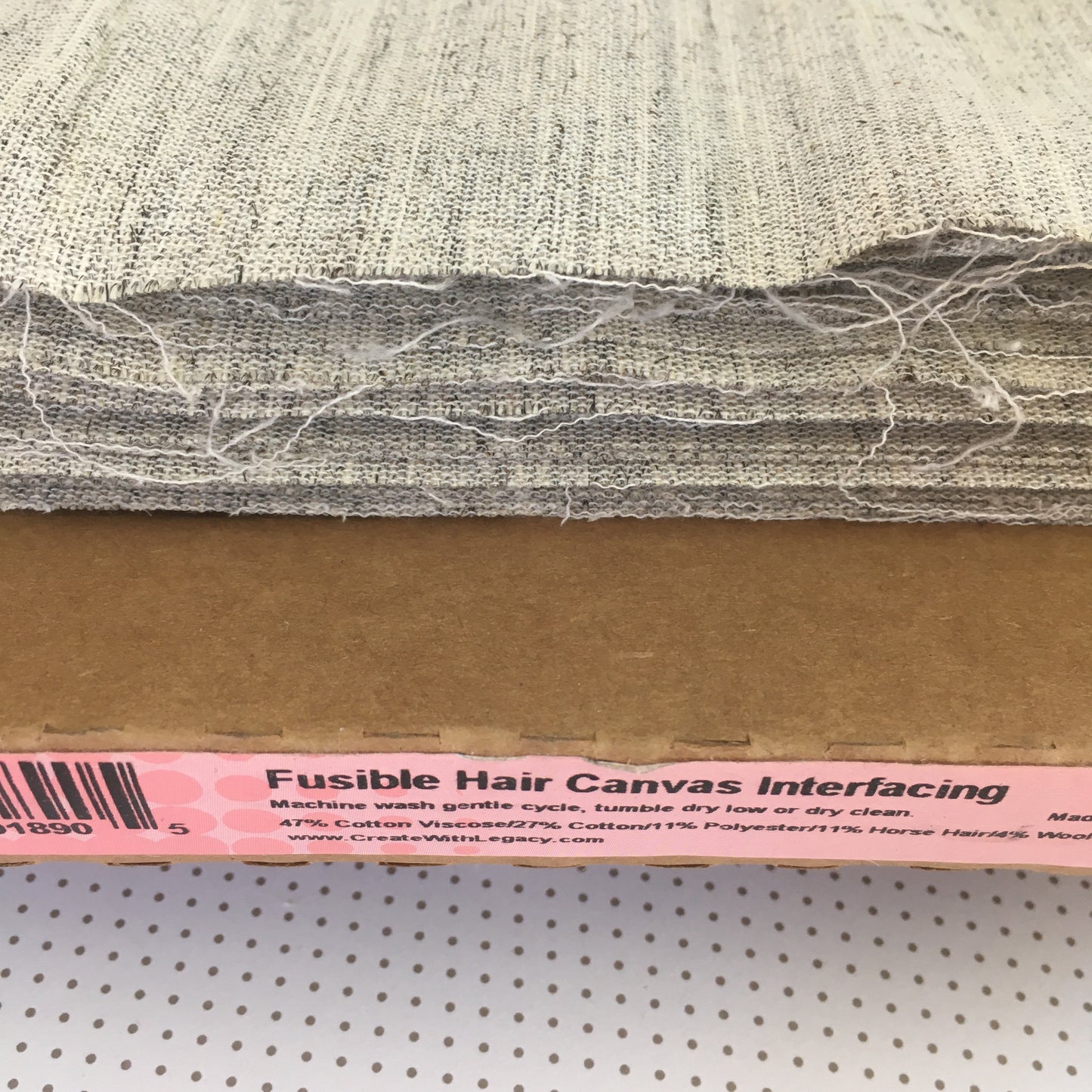 Legacy HC120F Fusible Hair Canvas Interfacing