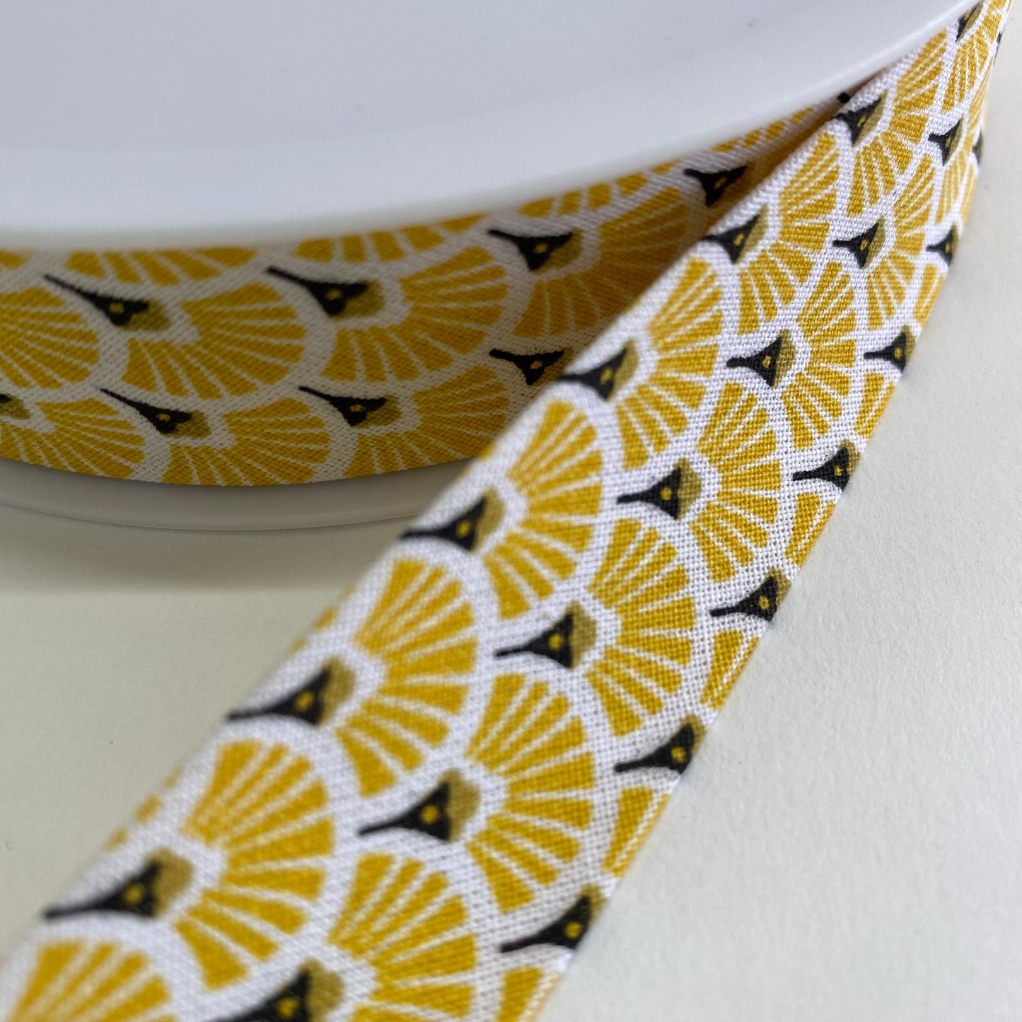 Art Deco Fans Cotton Bias Binding 27mm