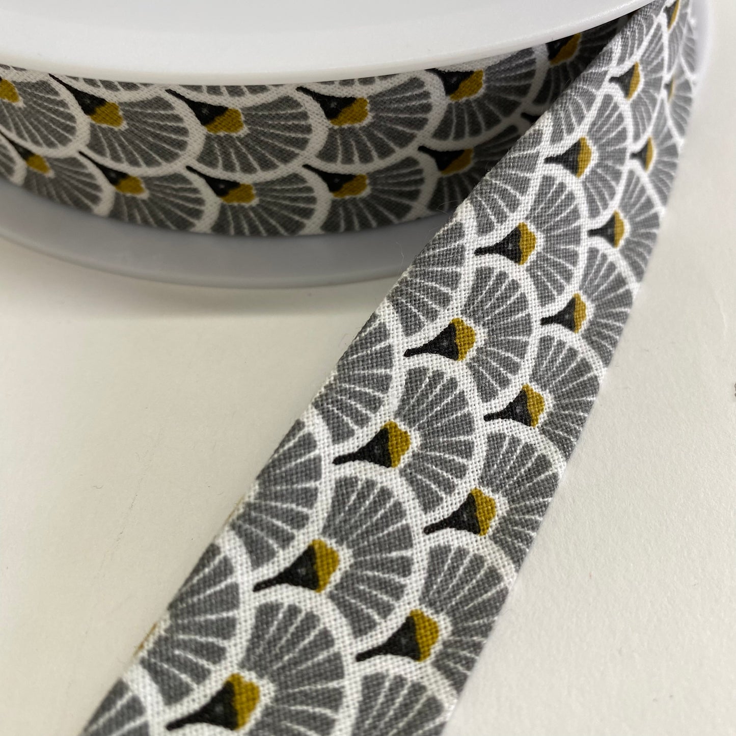Art Deco Fans Cotton Bias Binding 27mm