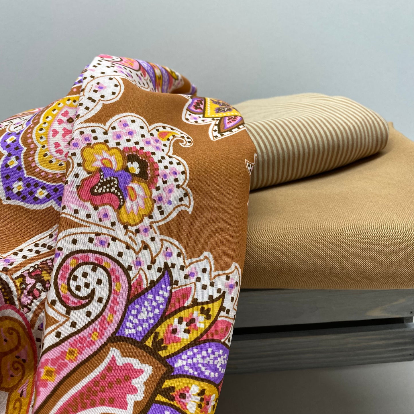 Viscose Drape Twill Camel