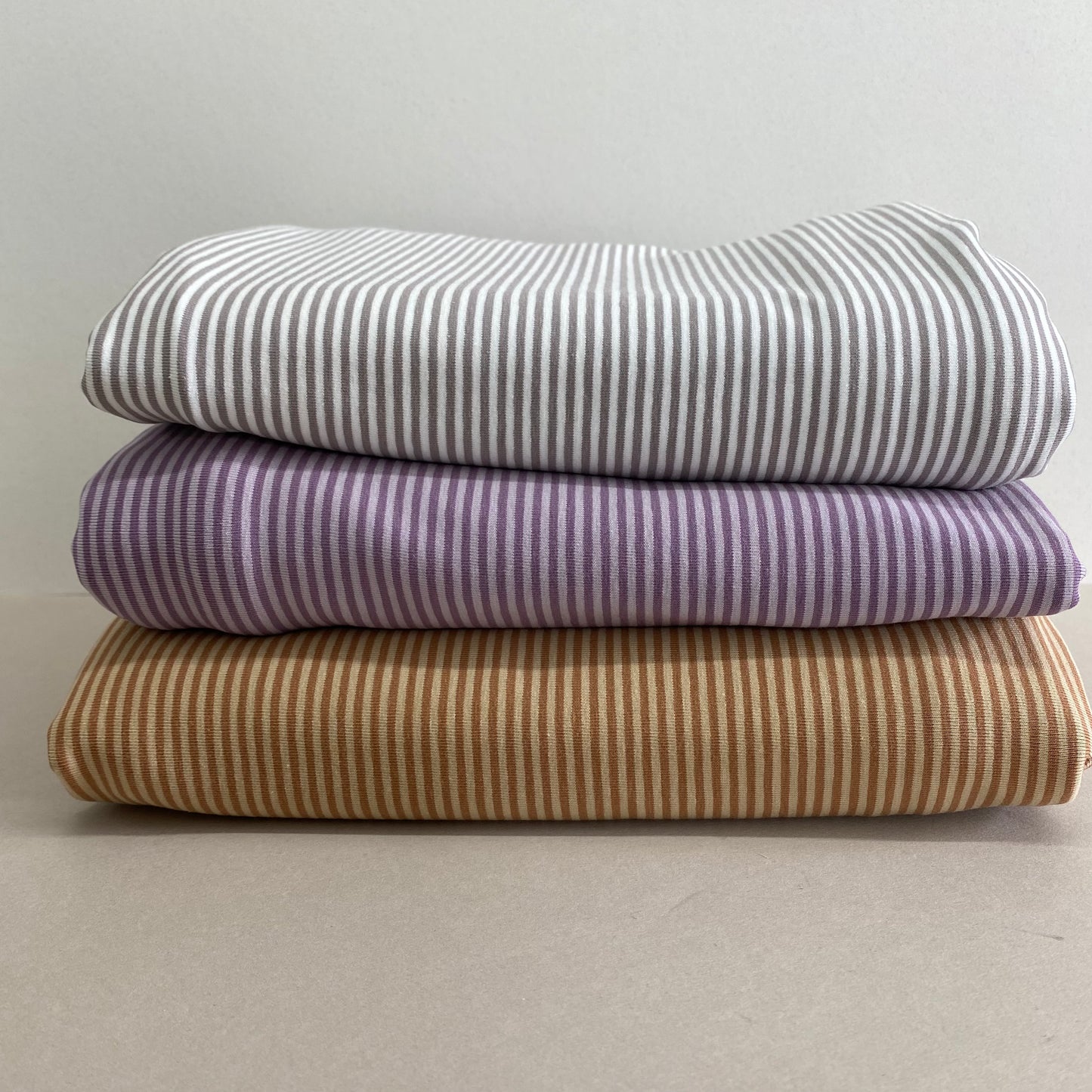 Striped Jersey Knit Camel Surprise