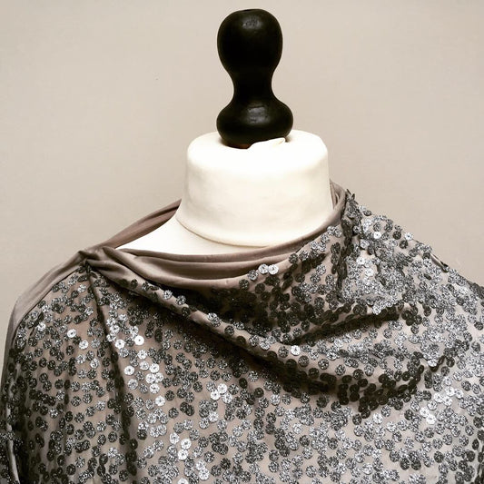 Sequinned Sparkle Knit Roll End
