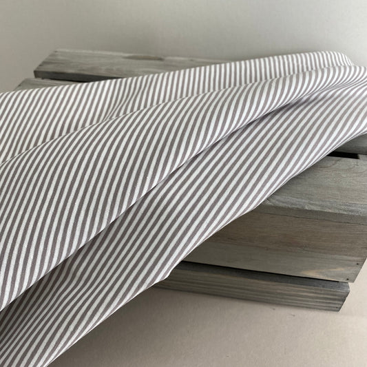 Striped Jersey Knit Taupe Treat