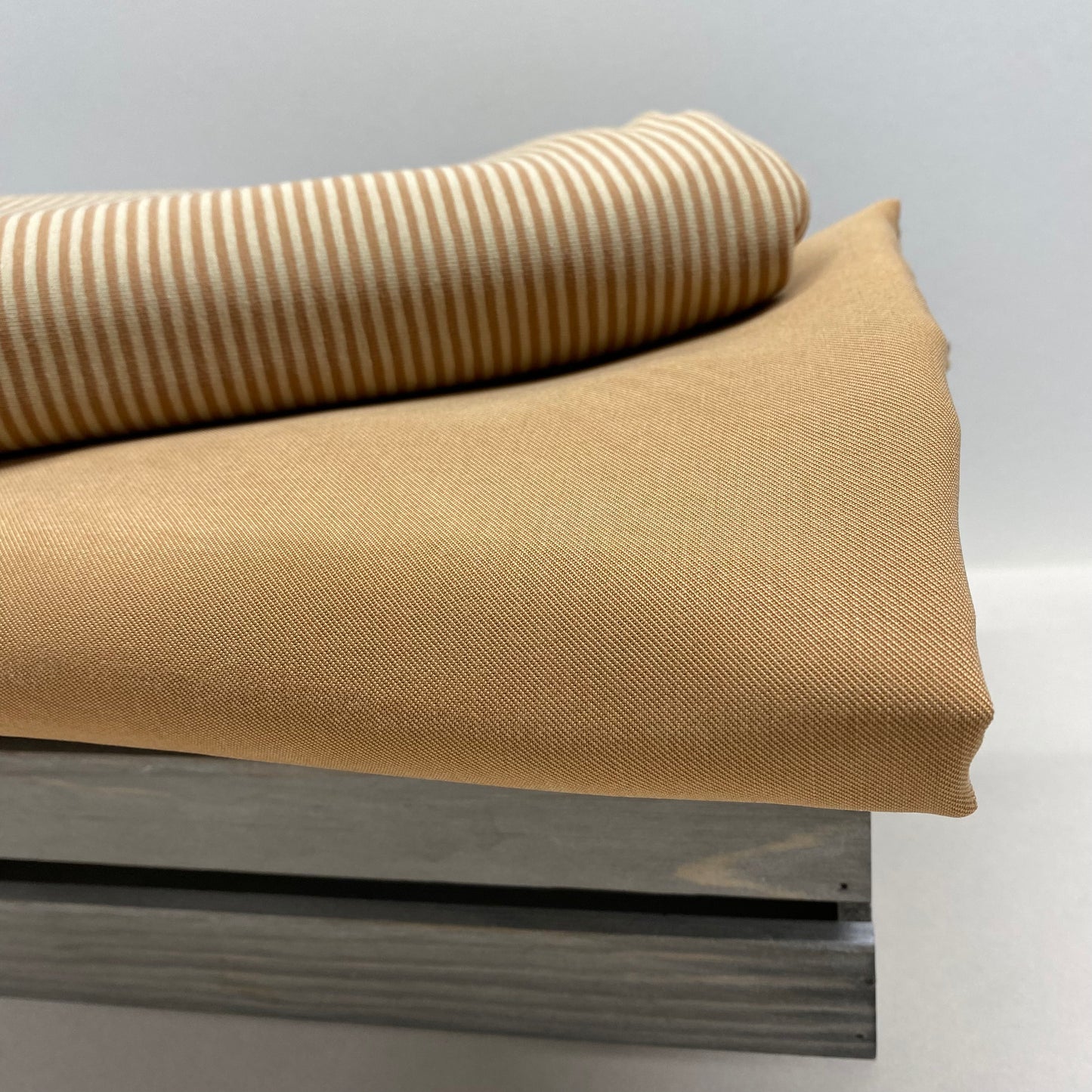 Striped Jersey Knit Camel Surprise