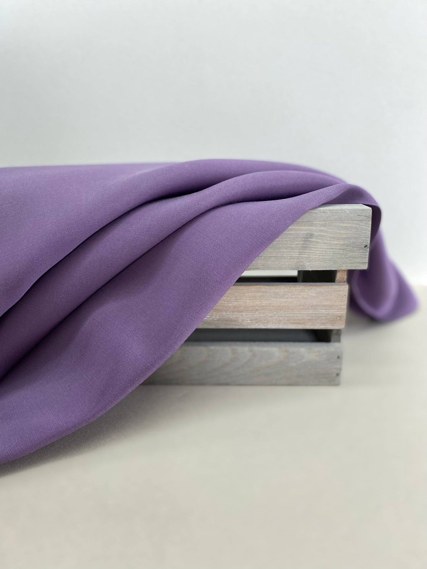 Carlie Sand-Washed Viscose Soft Aubergine