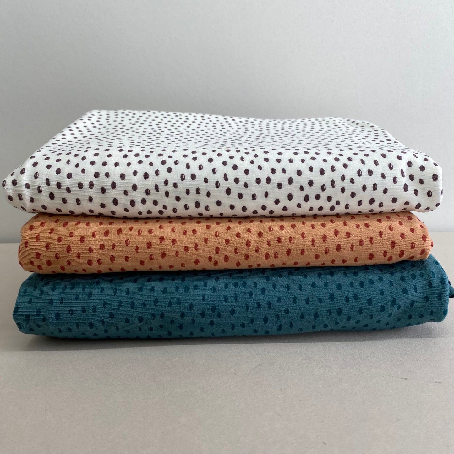 Splodge Jersey Knit Biscotti