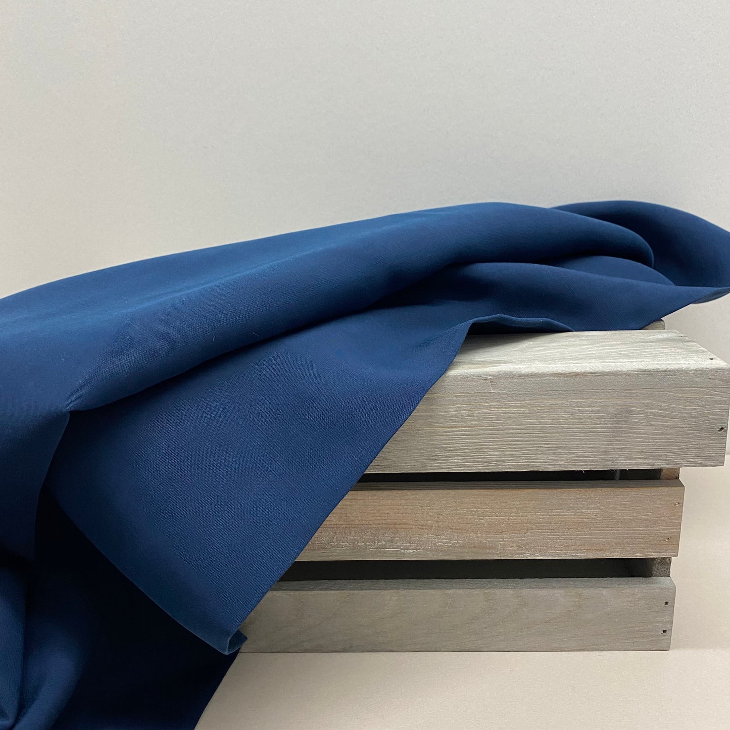 Carlie Sand-Washed Viscose Navy