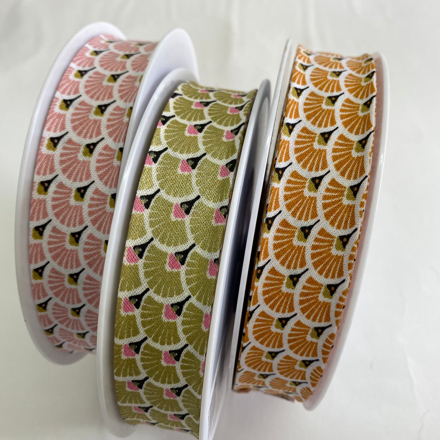 Art Deco Fans Cotton Bias Binding 27mm