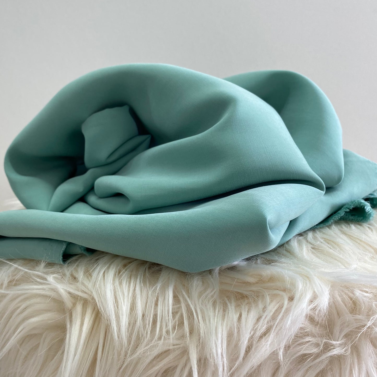 Carlie Sand-Washed Viscose Soft Mint