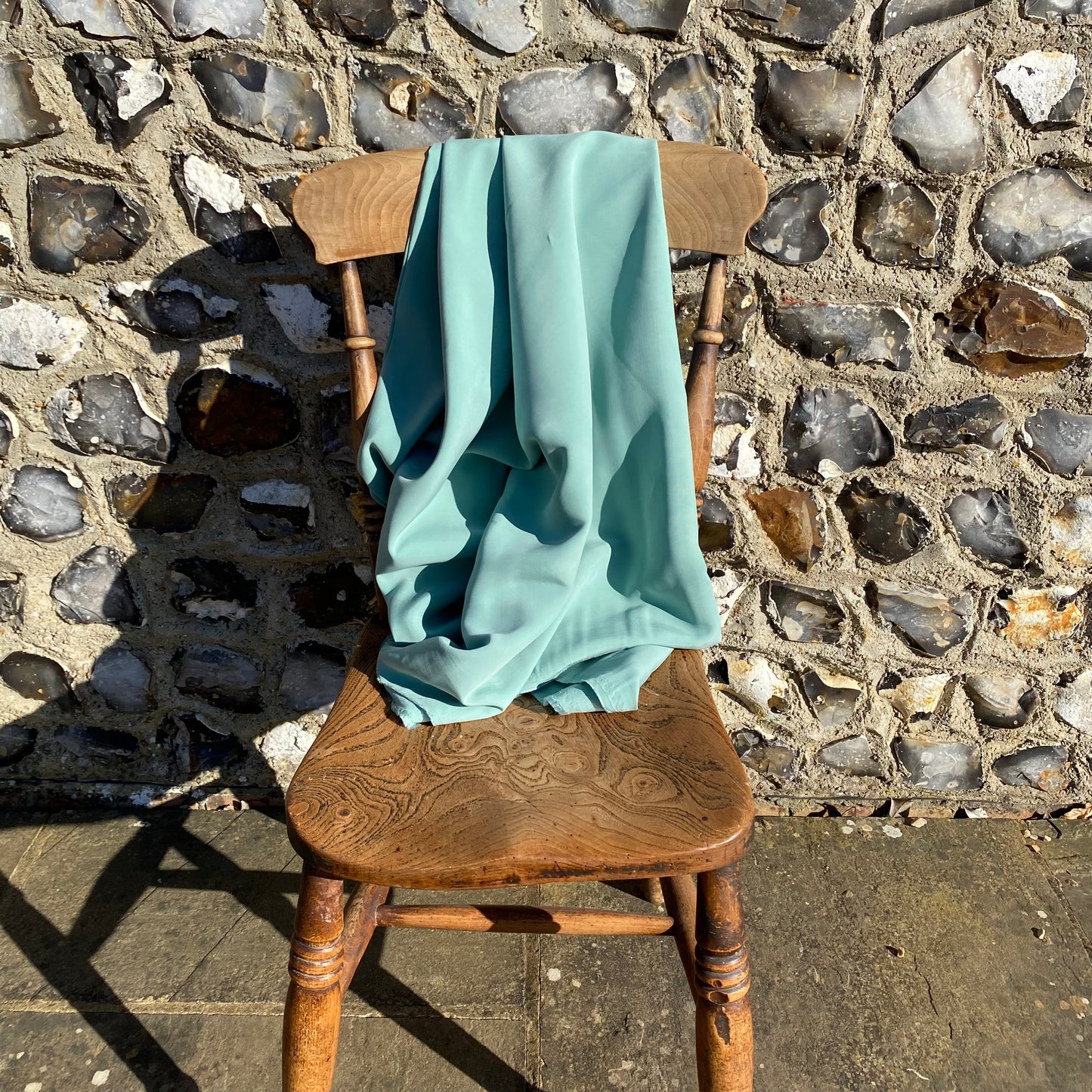 Carlie Sand-Washed Viscose Soft Mint