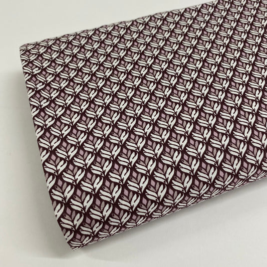 Cotton Poplin Basketweave Mauve