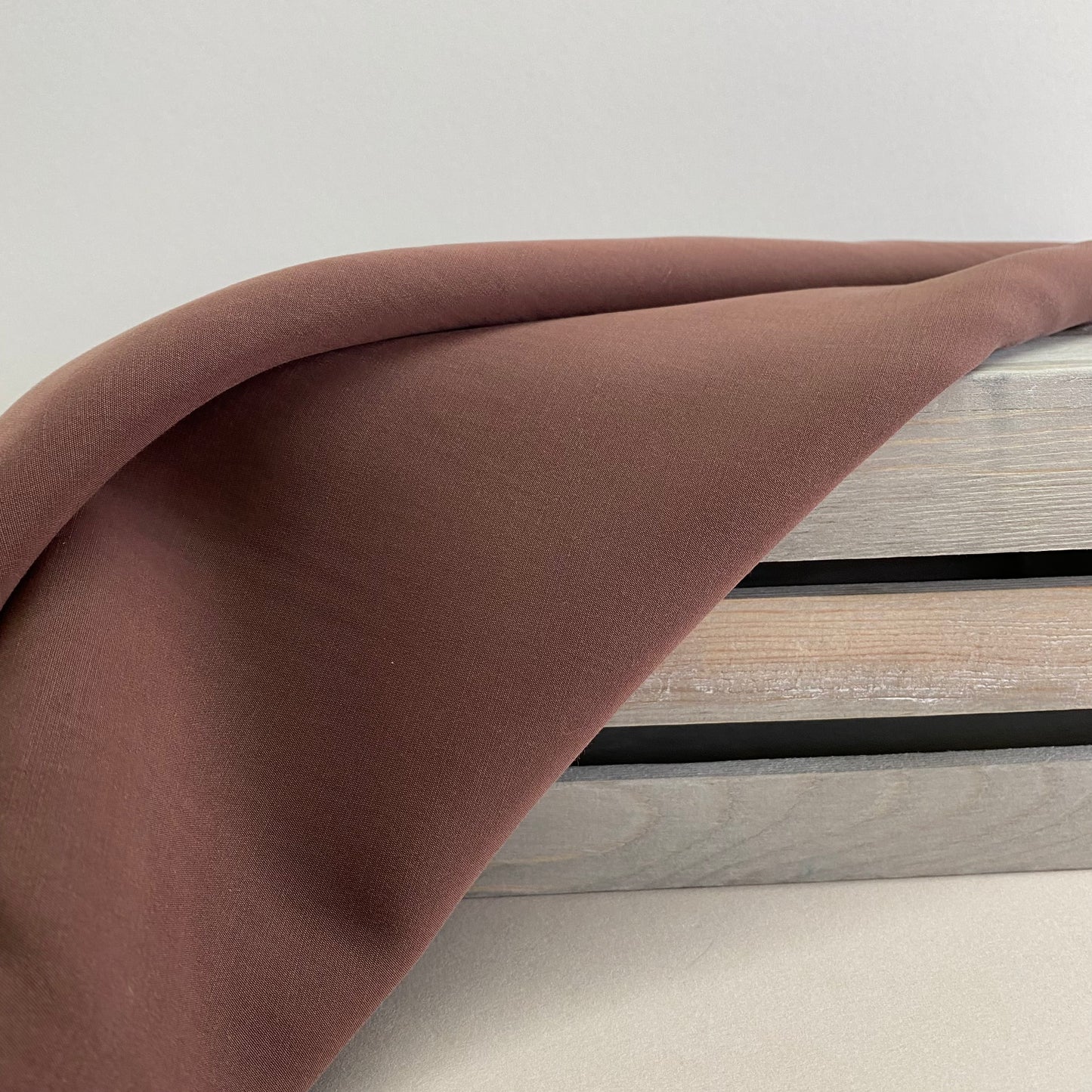 Carlie Sand-Washed Viscose Chocolate