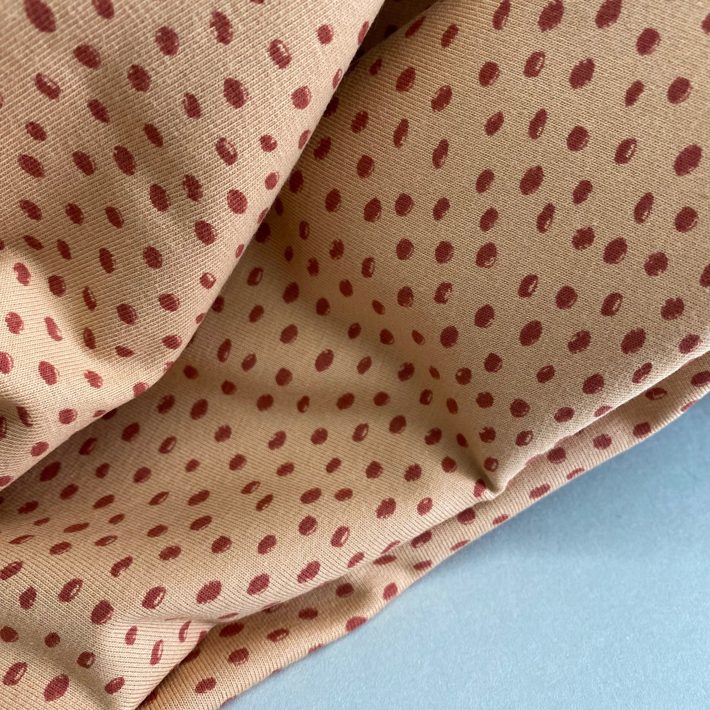 Splodge Jersey Knit Biscotti