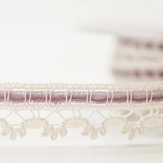 Super Fine Velvet Inset Lace 20mm
