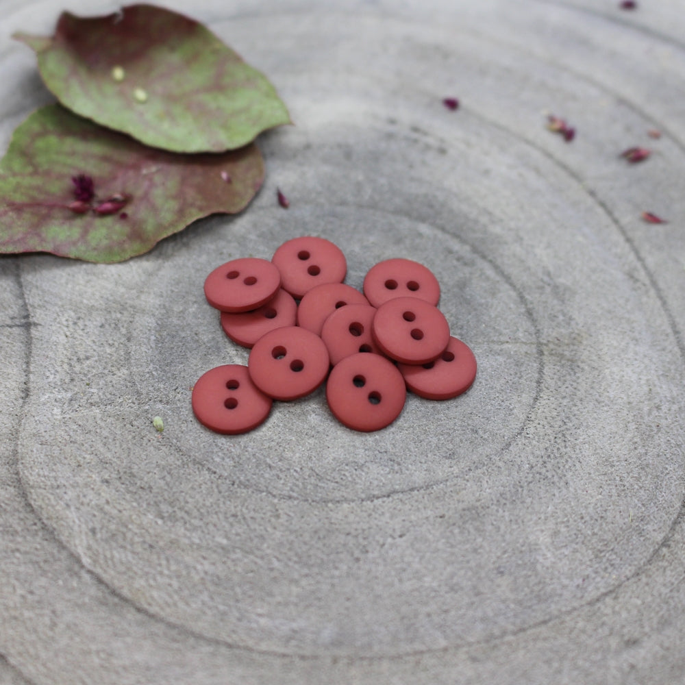 Atelier Brunette Matt Buttons Terracotta