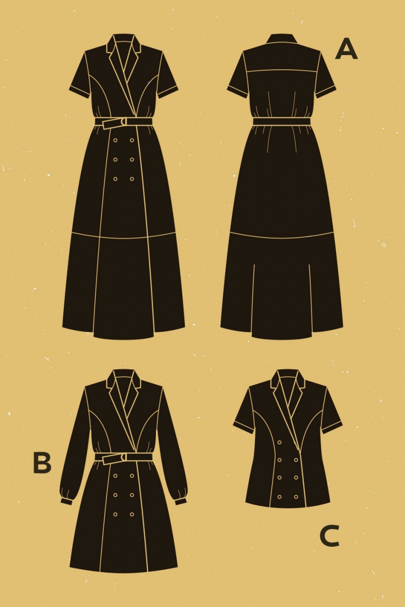 Deer & Doe Passiflore Dress Pattern