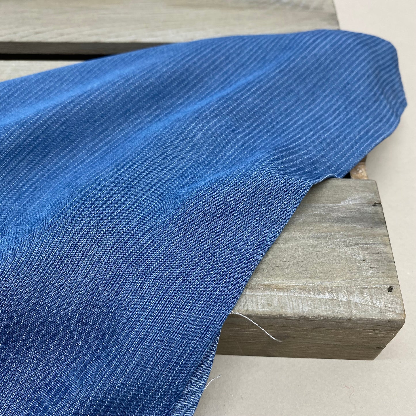 Chambray Stripe Tencel 0.55m - FAULTY