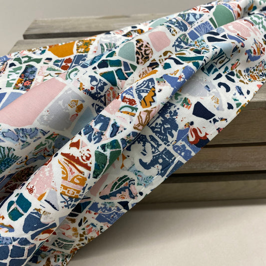 Art Gallery Trencadis Tapestry from Barcelona by Katarina Roccella Cotton Poplin