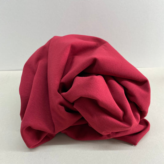 Thandi Cotton Jersey Knit Fabric Cranberry