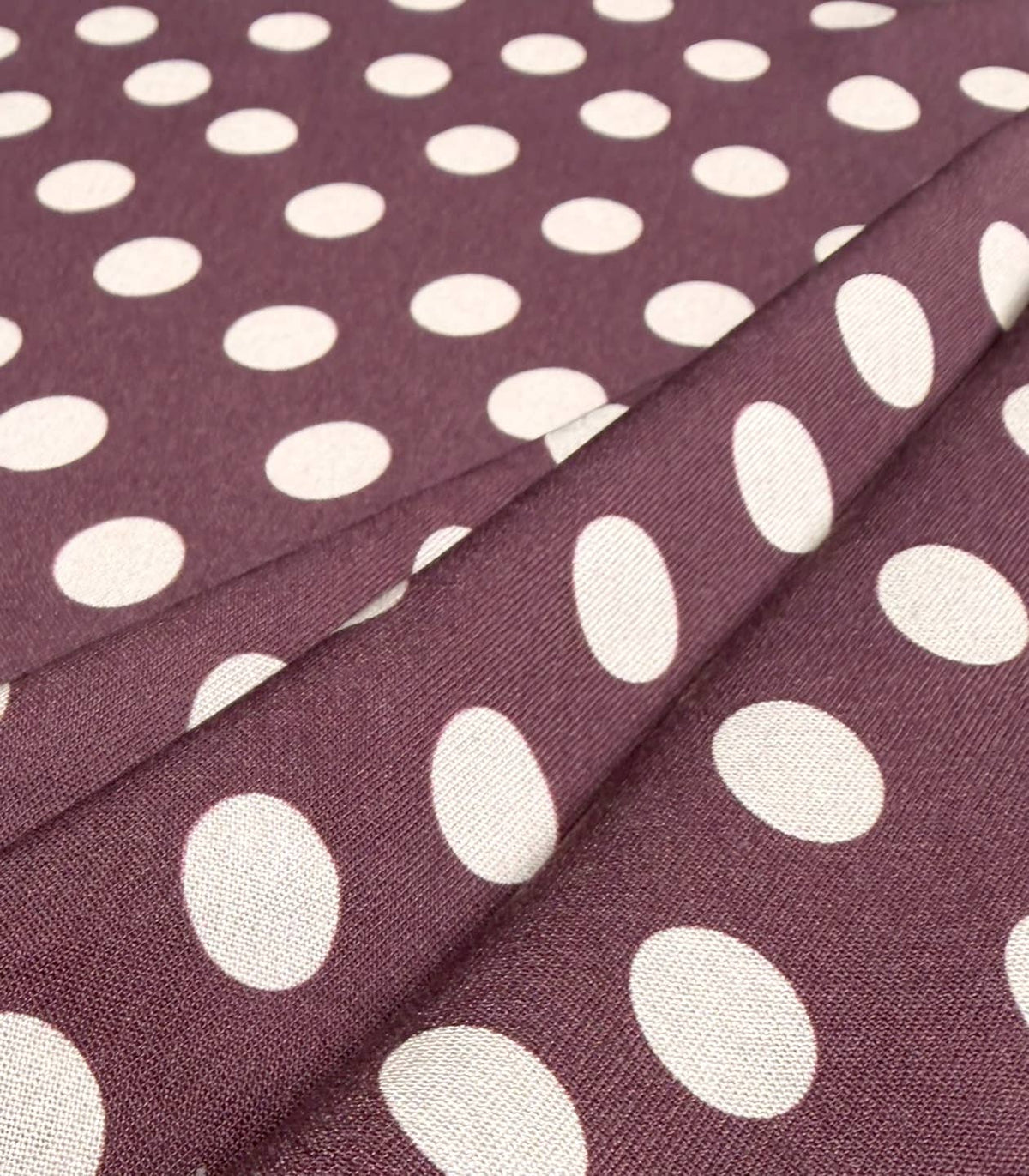 Cousette Polka Dot Viscose Plum