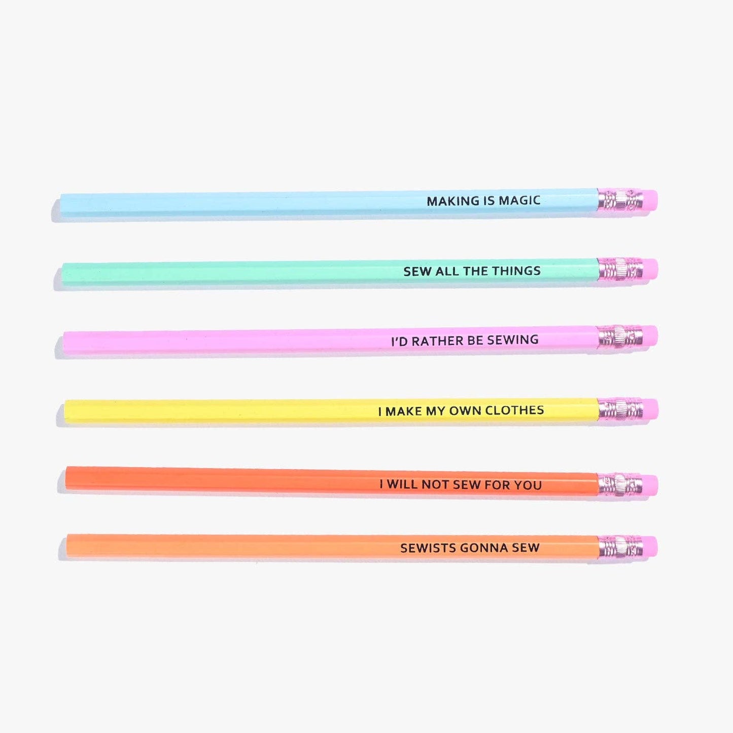 Kylie and The Machine Sewing Themed Pencils | Pack of 6 HB Pencils