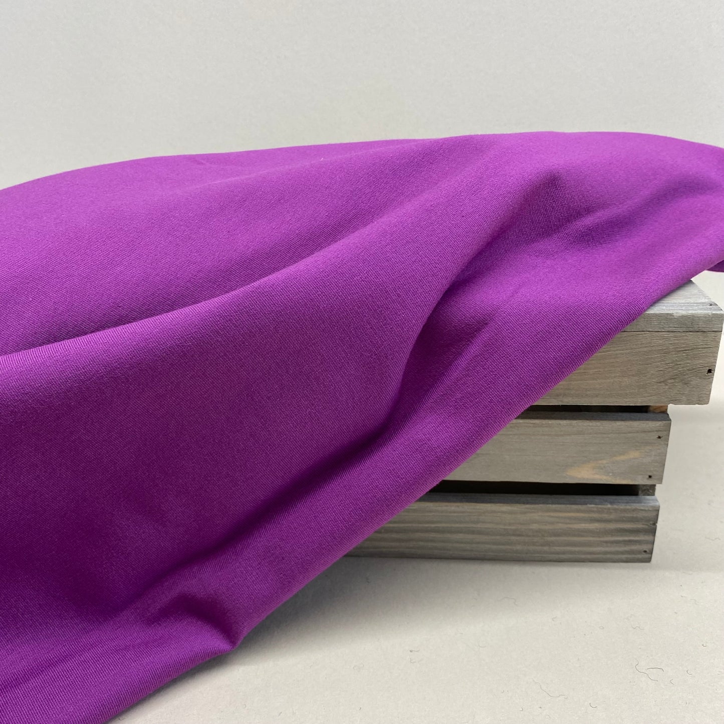 Daisy Brush Backed Sweatshirt Grape Purple 2.75m