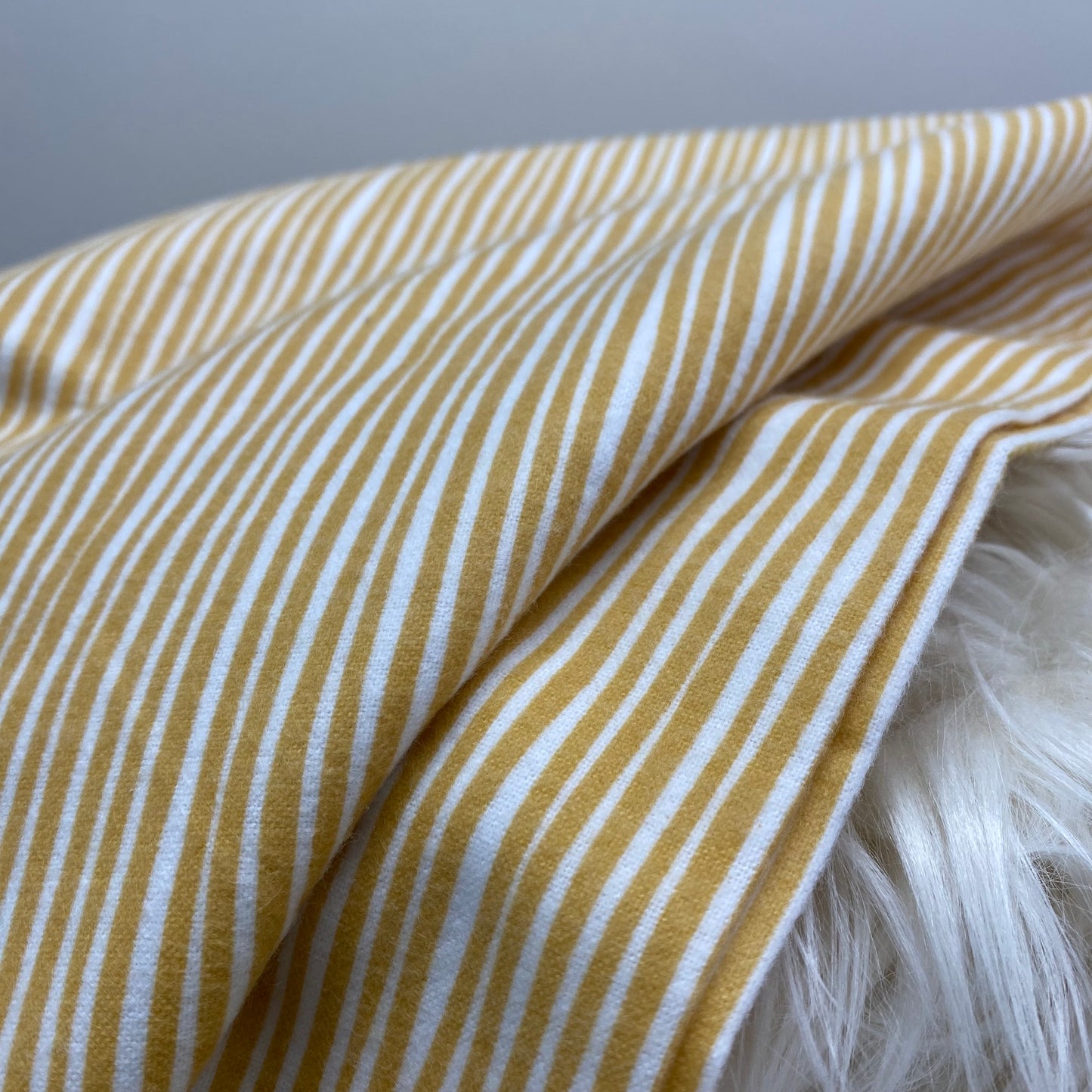 Cloud9 Northerly Organic Cotton Flannel Gold Straws Roll End Clearance